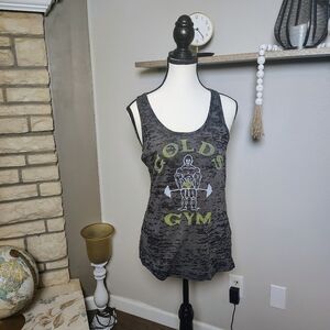 Women's Gray Tank Top Golds Gym
